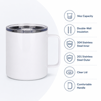 Gobelet isotherme en acier inoxydable de 30 oz, design classique, pour sublimation, avec couvercles à paille – Vente en gros