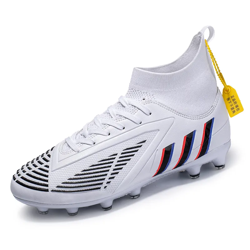 2023 scarpe da calcio all'aperto personalizzate alla caviglia alta scarpe da calcio in erba scarpe da calcio da uomo