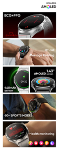 Reloj Inteligente MT300 2024, Reloj Inteligente con Pantalla AMOLED, Llamadas por Bluetooth, Monitor de Salud con PPG, HRV, Temperatura Corporal, Reloj Inteligente en Tiempo Real para Hombre - Product Image 5