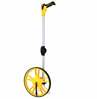 Mètre à ruban mécanique promotionnel compact, roue en ABS et acier, télescopique, précision 0,5 %, jusqu'à 99,9999 km, roue de 318 mm, outils de mesure OEM