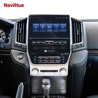 NAVIHUA Nueva Radio de Coche Android de 10.4 Pulgadas con GPS, Navegación, Multimedia y Carplay para Toyota Land Cruiser LC200 VXR 2016-2021