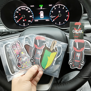 น้ำหอมติดรถยนต์ราคาถูก แบบกระดาษแขวน JDM Hellaflush Demo-kun กลิ่นหอมสำหรับแขวนกระจกมองหลัง กำจัดกลิ่นฟอร์มาลดีไฮด์ - Product Image 4