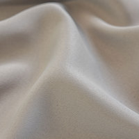 Tela de Cortina Opaca Bordada 100% Poliéster, Estilo Europeo, Color Beige y Azul, Venta al Por Mayor