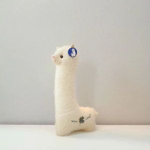 Boneka Domba Llama Alpaca Lucu, Boneka Isi Kapas PP, Boneka Kartun Lembut, Hadiah untuk Anak Perempuan, ODM Dapat Disesuaikan - Product Image 3
