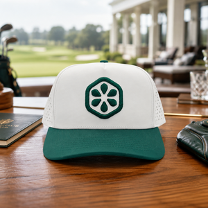 Embroidery Design 5 Panel Golf Cap Custom Logo High Quality Low MOQ Hook Loop Velcro Closure Quick Dry Durable Men - Product Image 4