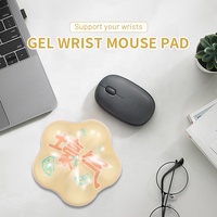 Tapis de clavier en forme d'étoile à cinq branches pour PC, tapis de souris personnalisé, tapis de souris transparent, repose-poignet pour souris, pour la maison et le bureau