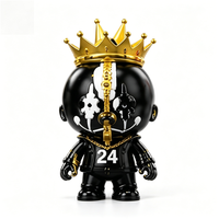 Figurine de clown couronne en PVC ABS personnalisable, jouet promotionnel en boîte mystère, 8 cm, à collectionner pour garçons de 14 ans et plus
