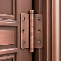 Système de porte en cuivre orné avec panneaux ovales à médaillon pour l'entrée principale de la Grande Halle d'Opéra