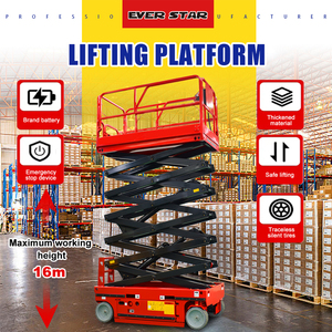 แพลตฟอร์มยกของ Ever Star แบบกรรไกรไฟฟ้า ความสูงสูงสุด 16 เมตร สำหรับใช้ในคลังสินค้า - Product Image 3