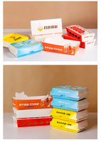 Boîte de collation à emporter en carton de poulet rapide écologique Emballage de restauration rapide de restauration rapide de qualité alimentaire imprimé de logo personnalisé