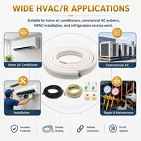 Tubo de Conexión para Aire Acondicionado R410A R32, para Línea de Refrigerante HVAC