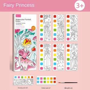 Libro de Colorear con Acuarelas para Niños PP TOYS, con Papel para Dibujar y Pintar, 4.5 Pulgadas, Juego de Juguetes de <span class=keywords><strong>Dibujo</strong></span> Unisex - Product Image 6