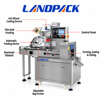 Machine d'emballage automatique pour barres énergétiques au chocolat, biscuits individuels, petits sandwichs, gaufrettes, biscuits, emballage flow pack