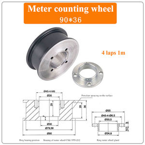 Machine de mise en forme de disque de rouleau de pression en aluminium de roue de dosage revêtue de céramique de haute précision pour extrudeuse de câble métallique-alliage OEM - Product Image 6