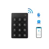 Clavier de porte sans fil TT Lock avec USB de type C et 4 piles, clavier de contrôle d'accès intelligent compatible avec l'application TT Lock