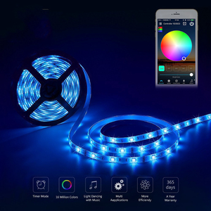Tira de Luces LED RGB de 5 Metros, Inteligente, WiFi, 5050, IP65, Resistente al Agua, Compatible con Alexa, 12V, Control Remoto, Cortable, 60 LED/m, 2 Años de Garantía - Product Image 6