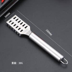 Cepillo para Desescamar Pescado en Forma de Triángulo DFT14, Acero Inoxidable - Product Image 5