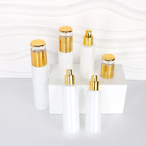 Flacon à tête de pulvérisation de lotion de luxe personnalisé 50ml 80ml 100ml flacons à pompe de lotion en verre pour emballage cosmétique - Product Image 3