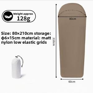 पोर्टेबल अल्ट्रालाइट नायलॉन सर्दियों लिफाफे स्ट्रेची शैली हल्के आउटडोर यात्रा लंबी पैदल यात्रा पैदल यात्रा शिविर सोते बैग - Product Image 4