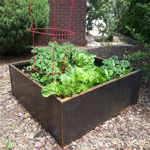 Pots et jardinières écologiques en acier corten pour la maison et le jardin, utilisation en extérieur - Product Image 5