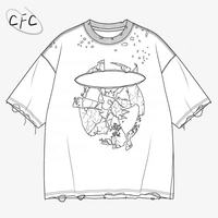 Moulages fabriqués en usine, diverses marques pour hommes, 100% coton jersey, manches courtes, col rond, coupe classique, hip-hop, vintage, respirant