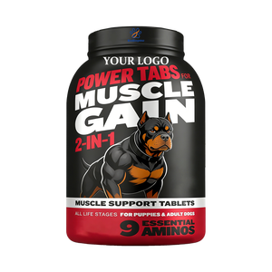 Compléments alimentaires naturels pour la prise de poids chez les chiens, OEM/ODM, friandises pour la prise de masse musculaire, multivitamines canines ultimes pour tous les types de chiens - Product Image 1