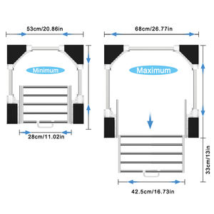 Kit de Apilamiento Universal para Lavadora y Secadora, con Estante Extraíble para Ahorrar Espacio - Product Image 2