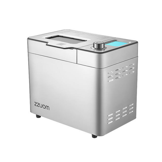 M 2Lb Automatic Electric Bread Maker Dough Function Stainless Steel Household Use English Operation Energy Efficient Class 600W