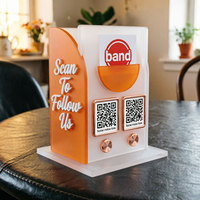 Signalétique en acrylique personnalisée et présentoirs de comptoir pour divers usages de marquage et de décoration