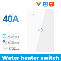 Commutateur de climatiseur de système domotique intelligent 40A Tuya Smart US Standard Commutateur de chaudière de chauffe-eau Wifi PST-DS-121DWN
