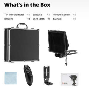 Teleprompter Portátil Profesional AMBITFUL T14 para Cámaras DSLR y Teléfonos Móviles, Accesorios para Estudio Fotográfico y Video en Vivo - Product Image 6
