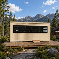 Maison modulaire de luxe en conteneur maritime, construction rapide, résistante aux ouragans, préfabriquée pour villa, hôtel, usage en station balnéaire