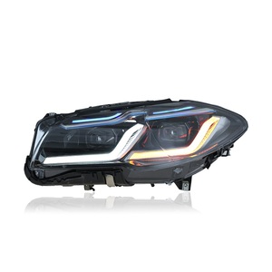 Pièces automobiles neuves pour X5 <span class=keywords><strong>F10</strong></span> & 5 Series 2011-2017 phares avec mise à niveau automatique ampoule H4 6000K 25W 2500 Lumens DRL feux de croisement - Product Image 2