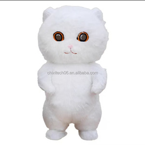 Disfraz inflable de gato de dibujos animados, muñeco andante con movimiento, ropa para ambiente festivo en <span class=keywords><strong>internet</strong></span>, disfraz de gato para actuaciones. - Product Image 6