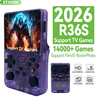 Nouvelle console de jeux vidéo portable rétro TV R36s version Pro