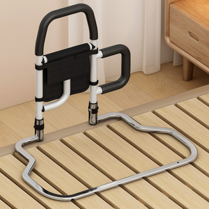 Barre de maintien de lit KS pour personnes âgées avec poche de rangement, réglable en hauteur (30 pouces), dispositif d'assistance pour la sécurité au lit - Product Image 4