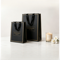 Sac cadeau en papier à motif marbre de luxe, sac de shopping de marque haut de gamme pour les boutiques de détail et la vente en gros