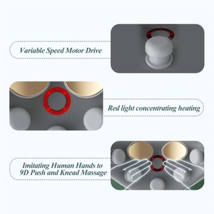 Portable <b>Neck</b> & <b>Shoulder</b> <b>Massager</b> with 5 Silicone Vibration Heads, Electric Kneading Massage Device for Home Daily Use - Product Image 6