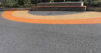 Revêtement de sol de piste de course en plastique polyuréthane, caoutchouc EPDM super élastique flexible imperméable