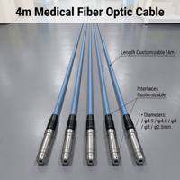 Guide de lumière à fibre optique médical pour animaux de compagnie, endoscope industriel, connecteur Olympus pour fibre chirurgicale, personnalisable selon les dessins