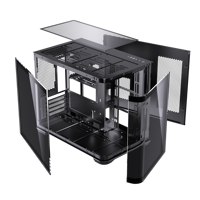 LOVINGCOOL 2027 Boîtier PC de jeu ARGB de haute qualité, châssis de PC de bureau en verre acrylique incurvé, tours d'ordinateur populaires, armoire PC pour processeur