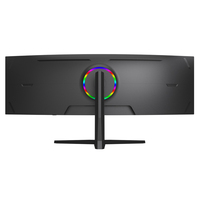 Écran d'ordinateur de bureau LCD incurvé large sans bordure 49 pouces 5210*1440 165Hz avec panneau MVA, moniteur de jeu 5K, vente en gros OEM