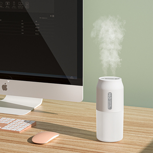 पोर्टेबल यूएसबी डबल स्प्रे ह्यूमिडिफायर 280 एमएल 1800 माह बैटरी से संचालित मूक अल्ट्रासोनिक फास्ट ह्यूमिडीकरण की एलईडी लाइट होम कार - Product Image 6