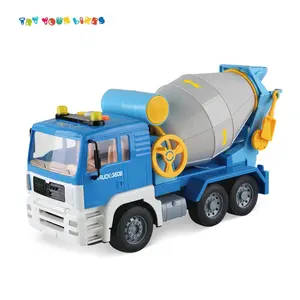 EPT玩具质量好大尺寸1/12秤塑料玩具车摩擦车混凝土搅拌车模型