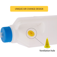 Nouvelle biberon en silicone non toxique pour agneau, mouton, vache, veau, chèvre, avec tétine en caoutchouc, longue durée de vie pour les nourrisseurs d'animaux