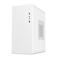 Ruix MY06 Bon Prix Blanc Table Bureau Micro ATX Cas Ordinateur Cas & Tours Support Installer Panneau Latéral Ventilateur
