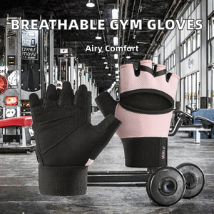 Gants de musculation respirants en polyester confortables pour la salle de sport, la remise en forme, la musculation, l'entraînement - Product Image 2