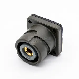 Conector de montaje en Panel, CA3102A16-12S, 1pin, U329 U 283, bayoneta