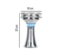 Durable Portable Professional Custom High Quality Midex DBK-02 Double Layer Aluminum Chamber Oilpaper Heads Musical Hand Drums