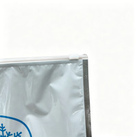 Sac isotherme rayé en aluminium écologique et résistant à l'eau, 24*24cm, capacité 20L, en stock pour tube de refroidissement du cou